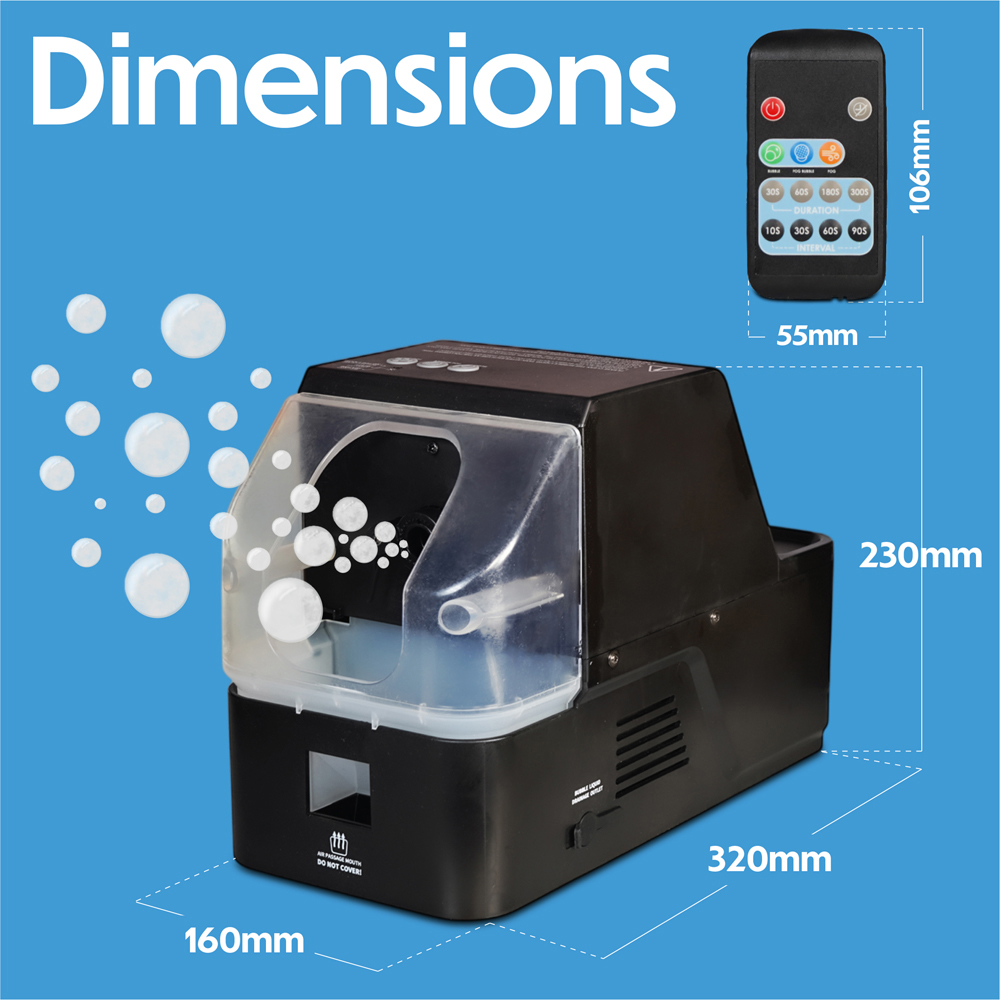 FX Lab Bubble and Fog Machine with Remote Image 7
