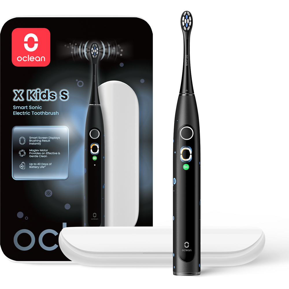 Oclean X Kids S Black Smart Sonic Electronic Toothbrush Set Image 2
