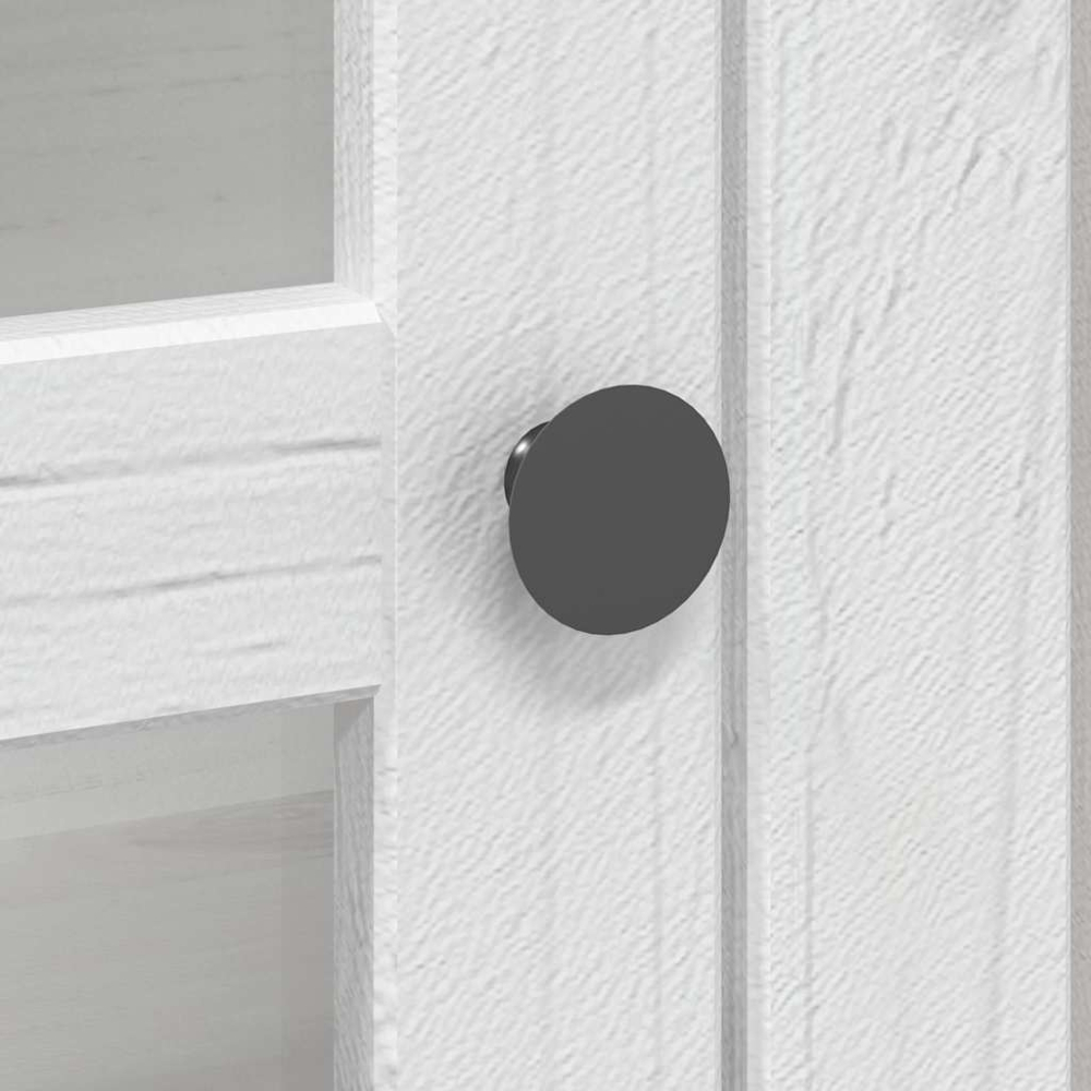 vidaXL 6 Door 3 Drawer White Pine Wood Highboard Image 6
