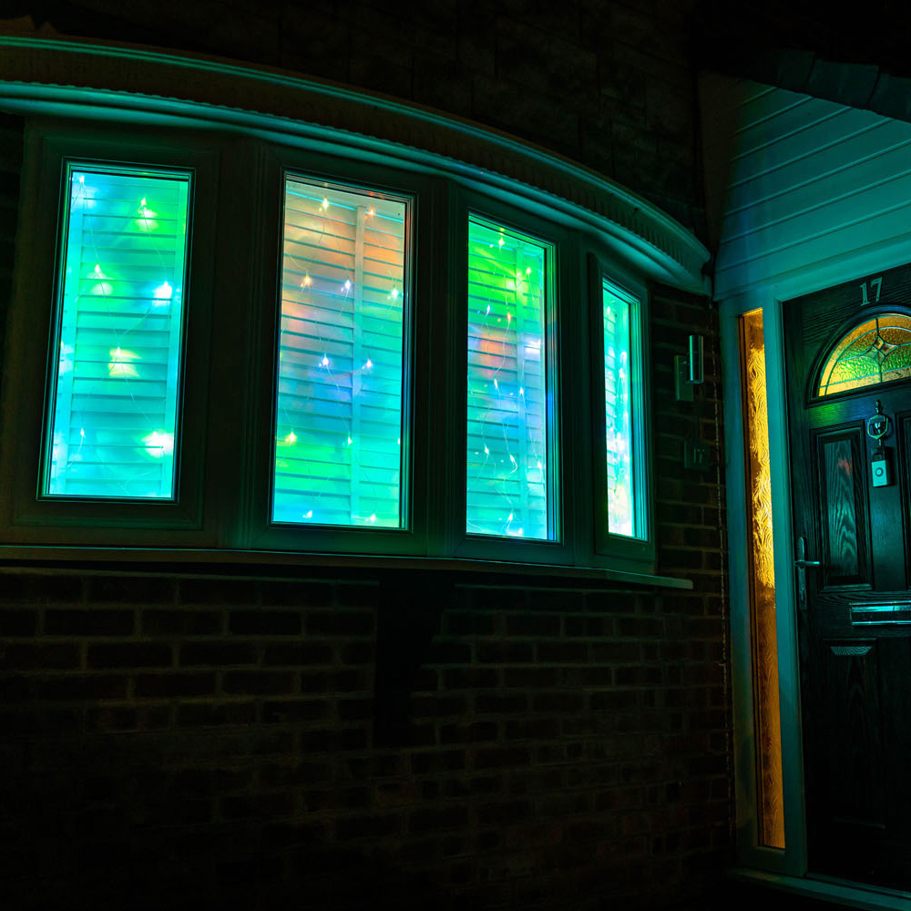 ValueLights Multicolour Indoor Outdoor String Fairy Light Curtain Image 6