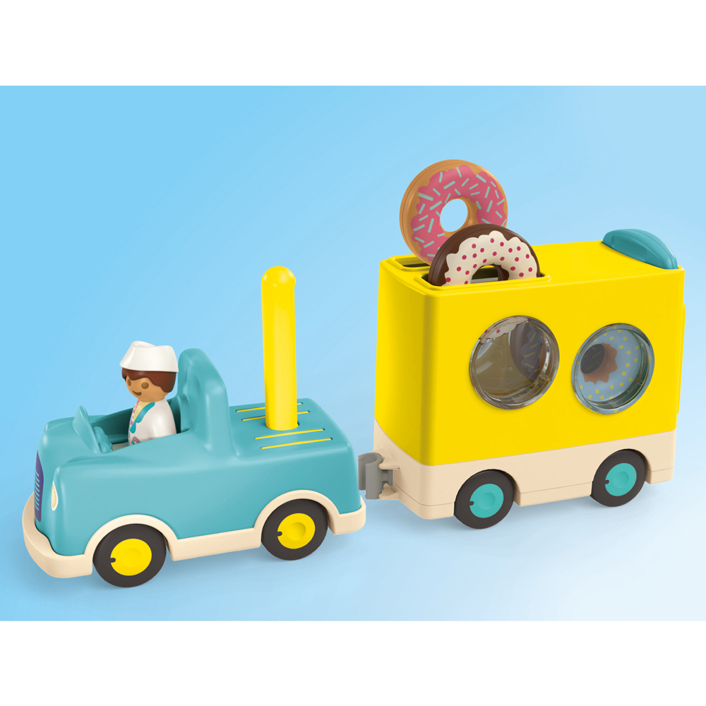 Playmobil Junior Crazy Donut Truck with Stacking and Sorting Feature Playset Image 8
