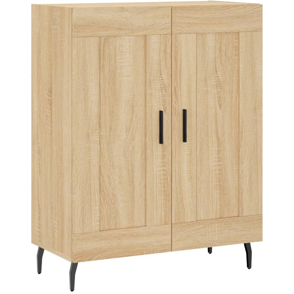 vidaXL 2 Door Sonoma Oak Sideboard Image 2