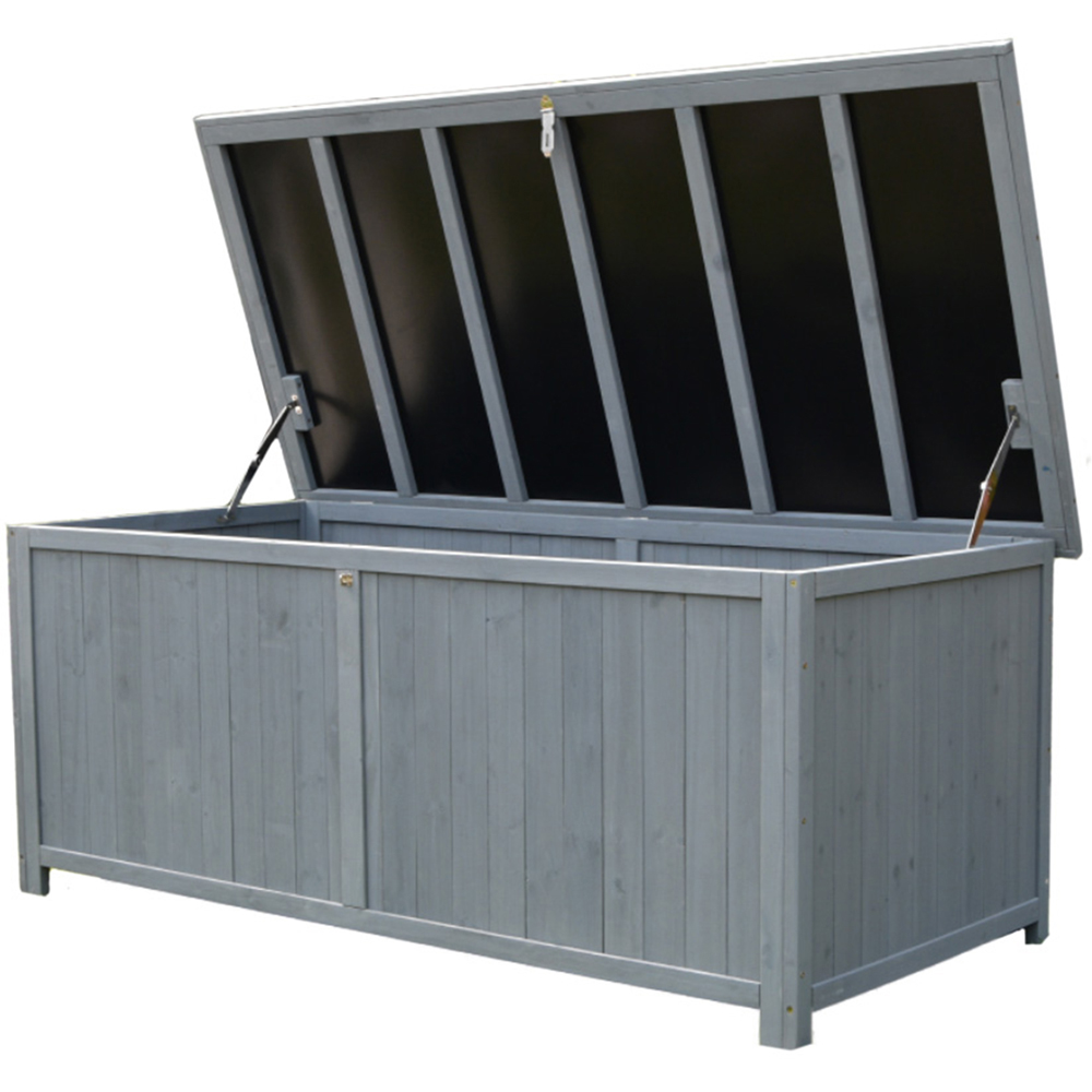 Jack Stonehouse Large Grey Garden Storage Cabinet 600L Image 2