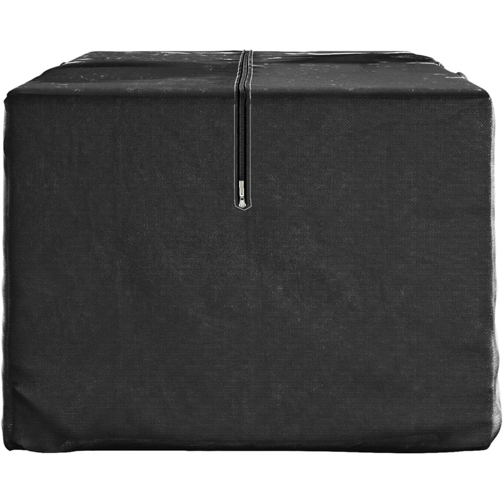 Walplus Black Polyethylene Garden Cushion Storage Bag 55 x 40 x 135cm 2 Pack Image 4