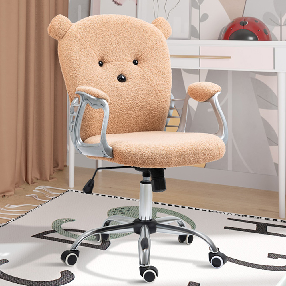 Portland Brown Bear Shape Cute Office Chair Image 1
