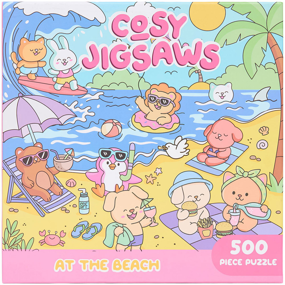 Cosy Jigsaws At The Beach 500 Piece Jigsaw Puzzle Image 2