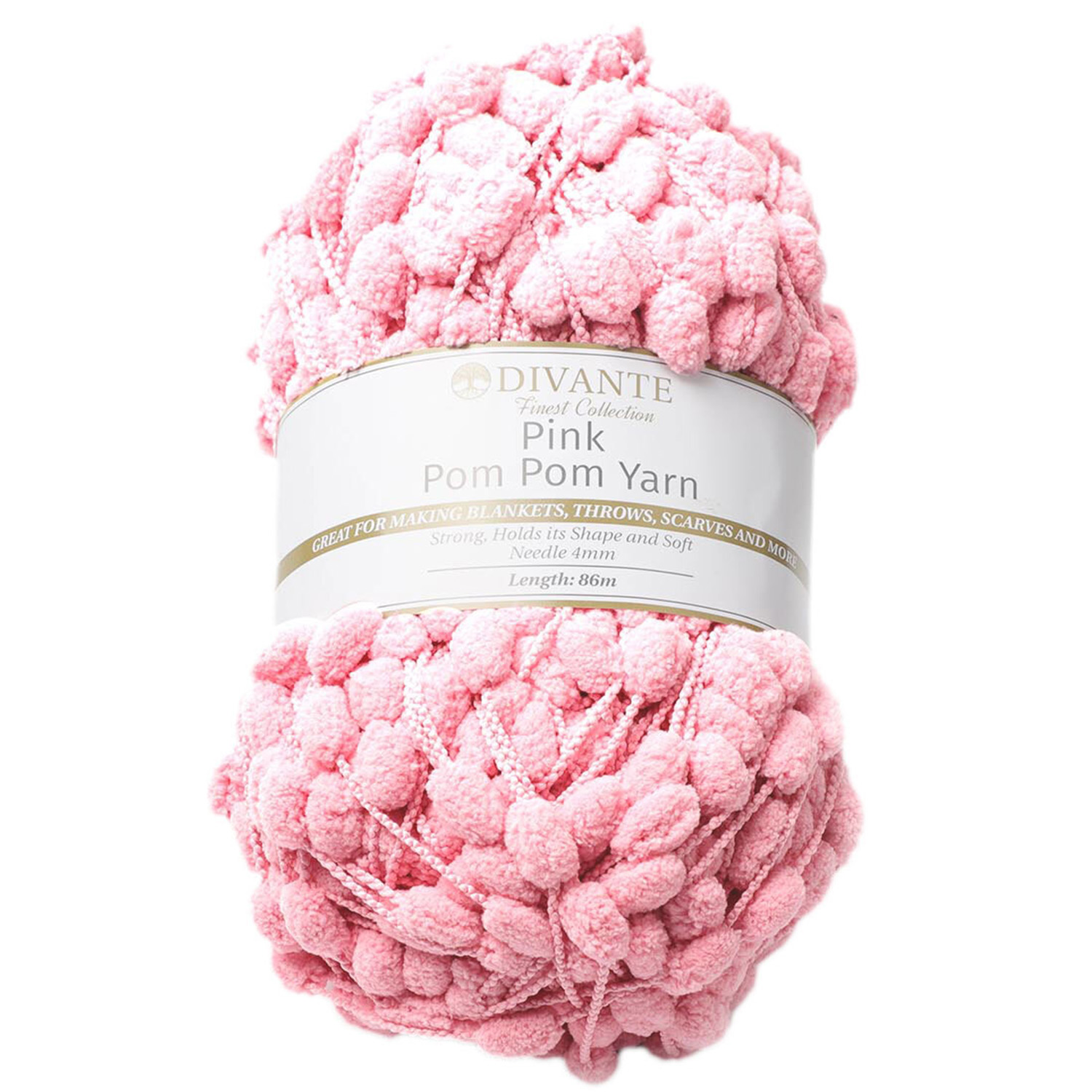 Divante Pink Pom Pom Yarn 200g Image