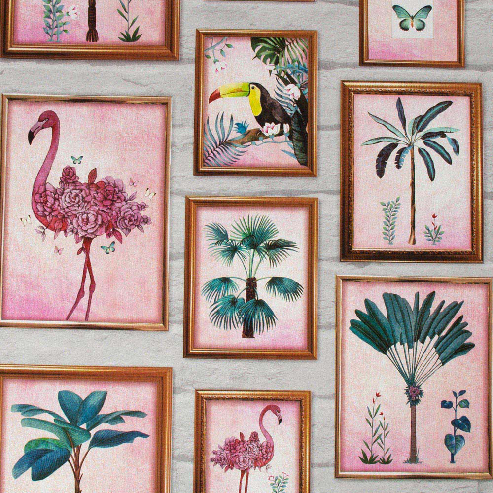 Fresco Tropical Frame Wallpaper Image 1