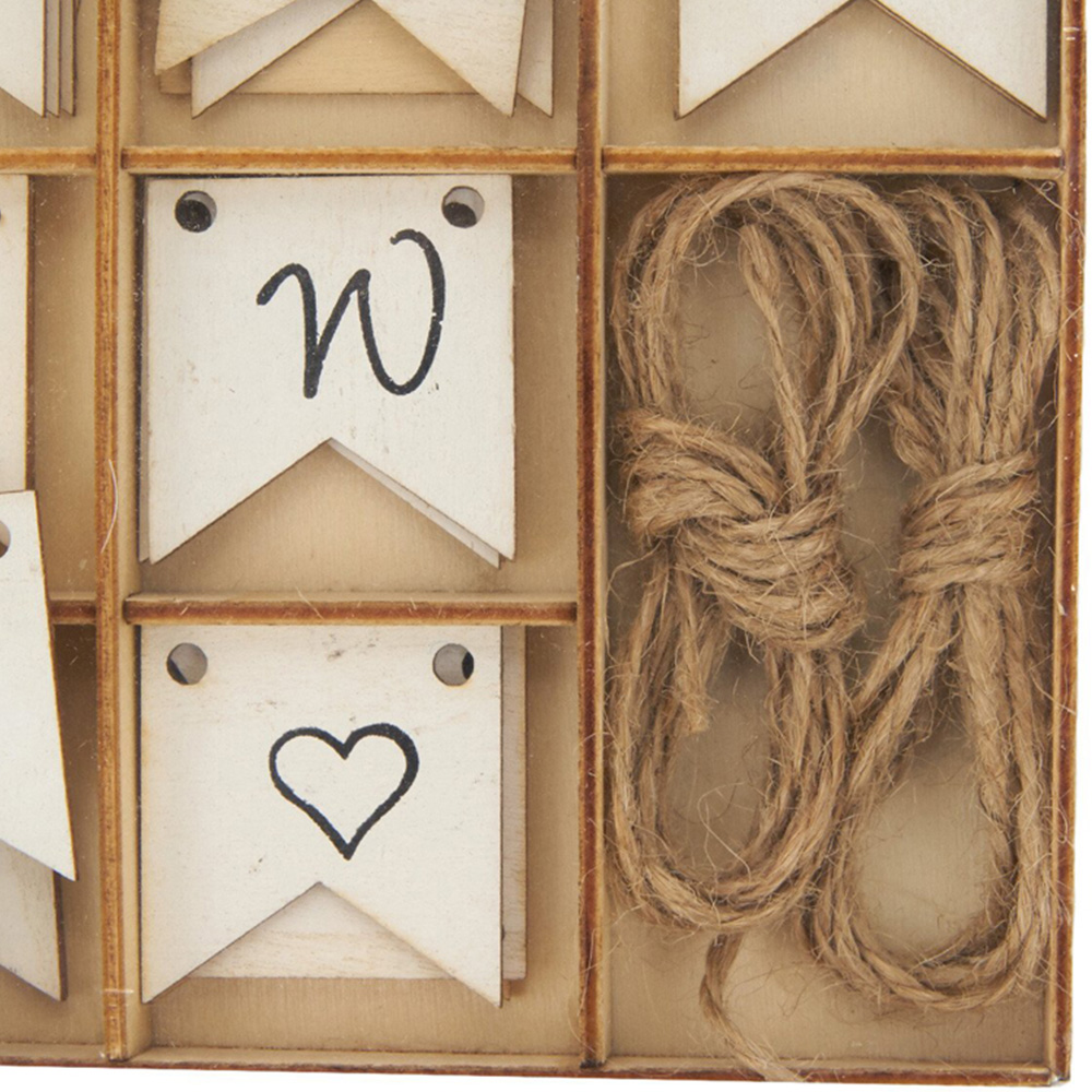 Art Studio Wooden Letters and Symbols Flag Garlands Image 3