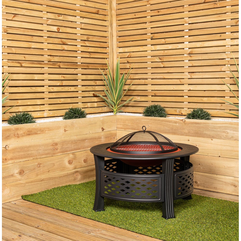 Samuel Alexander Firepit Patio Heater with Cover 80cm Image 2