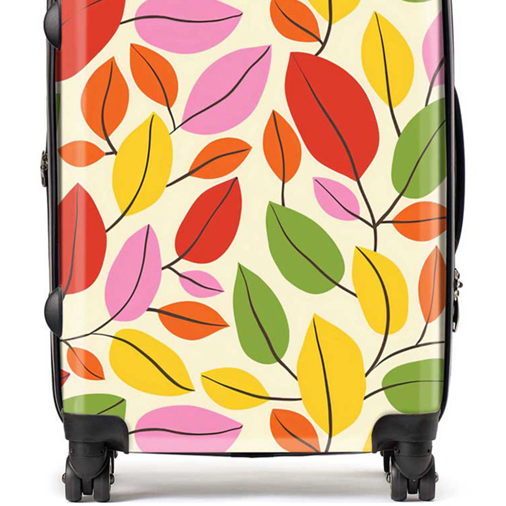 Warren Reed Designer Medium Autumn Leaves Suitcase Image 2