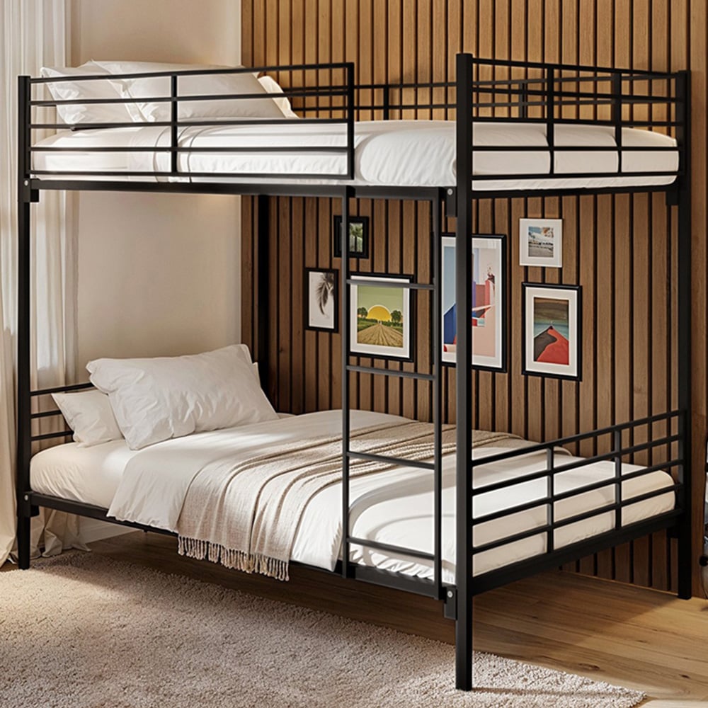 Flair Metayal Small Double Black Bunk Bed Image 1