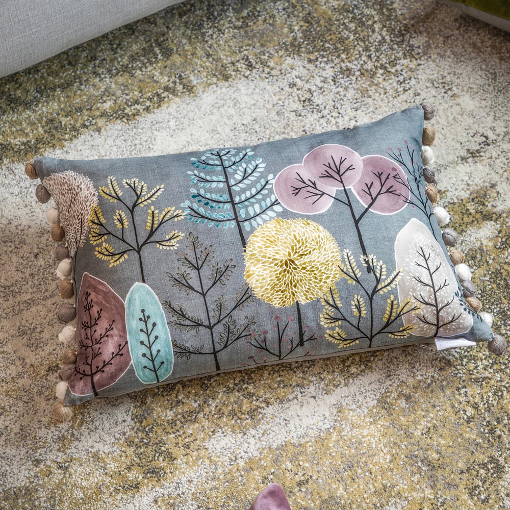 Voyage Maison Lyall Granite Printed Feather Rich Cushion 40 x 60cm Image 2