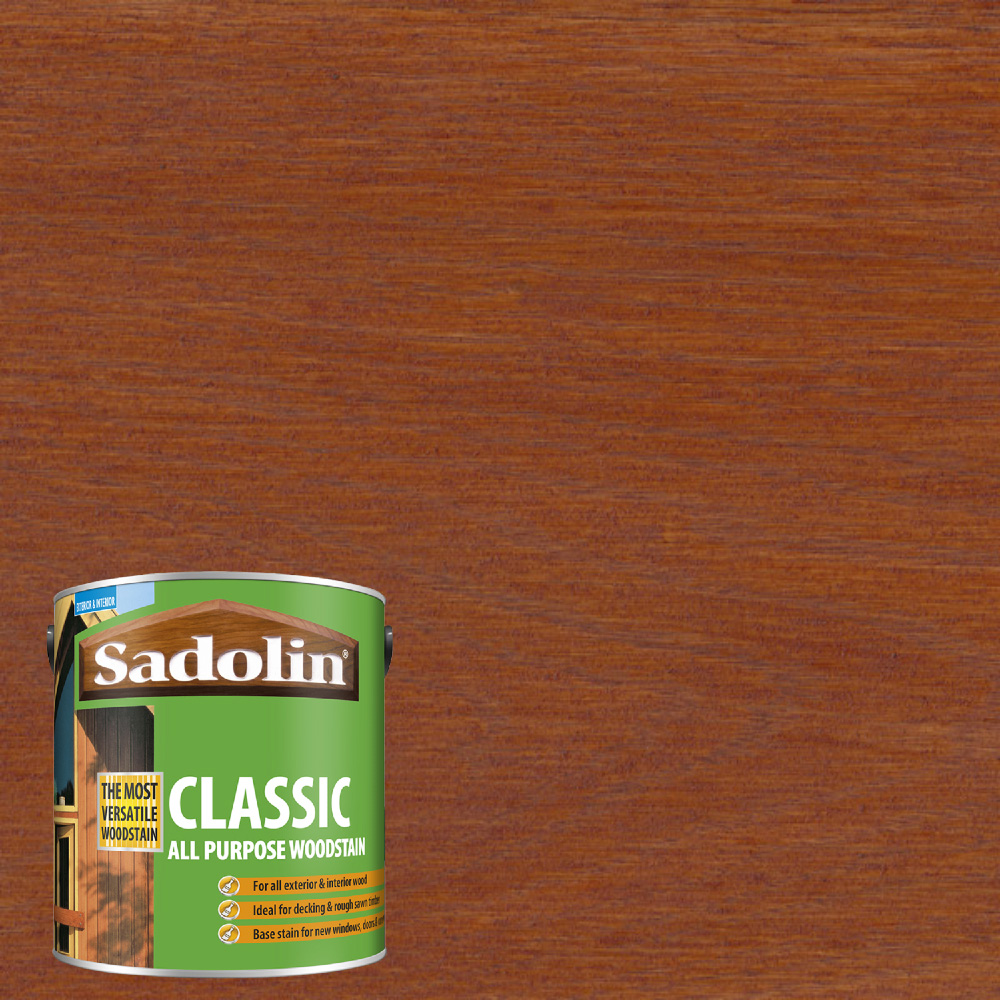 Sadolin Classic Redwood All Purpose Matt Finish Woodstain 1L Image 4