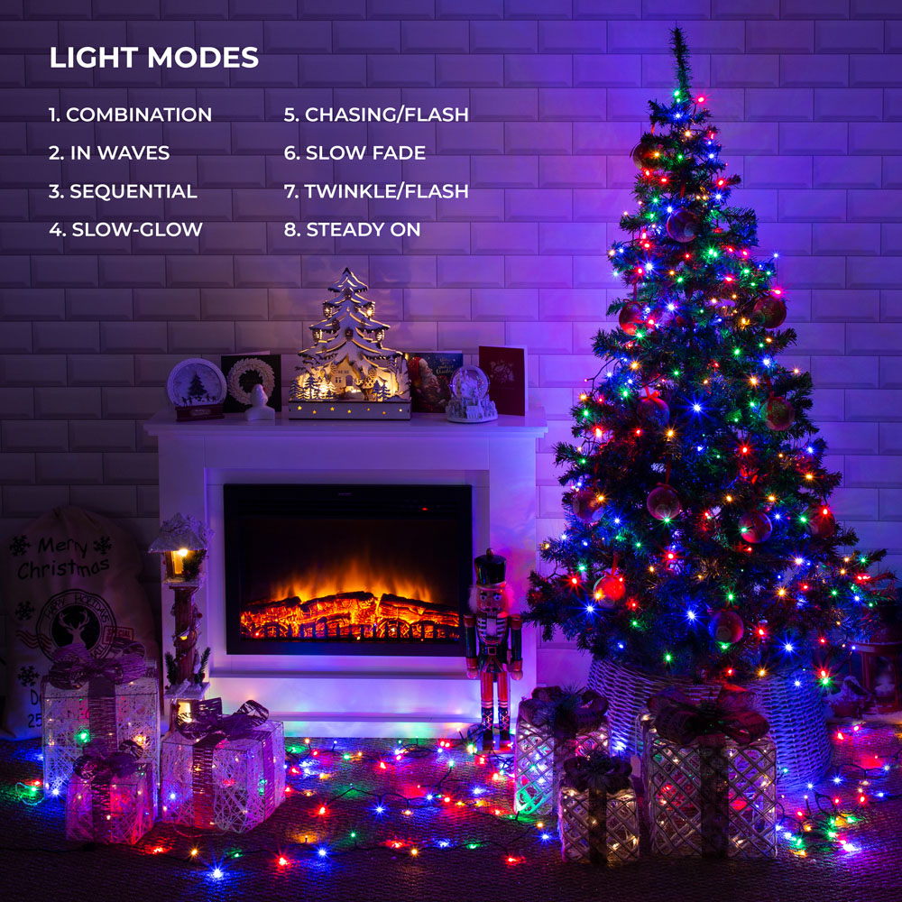 The Christmas Workshop 400 LED Multicolour String Light Image 8
