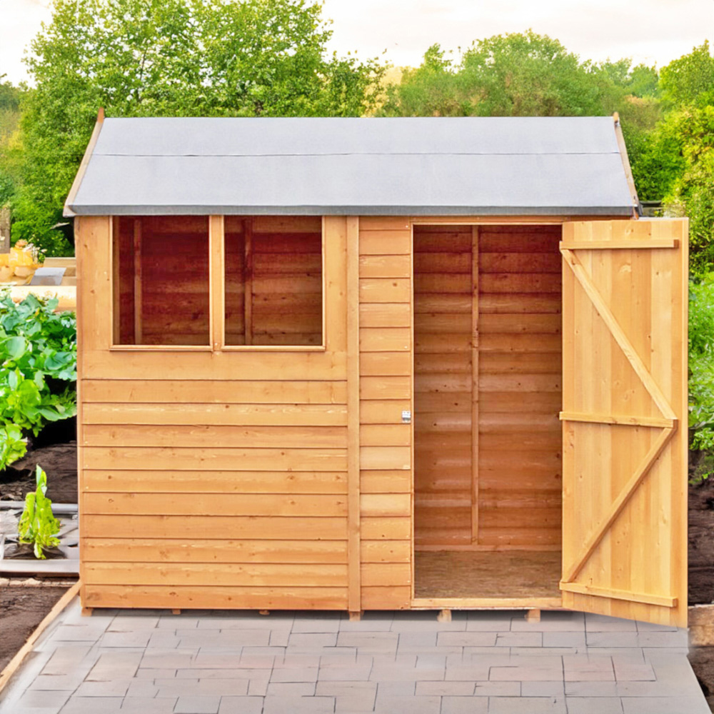 Shire Amaryllis 8 x 6ft Dip Treated Overlap Shed Image 3