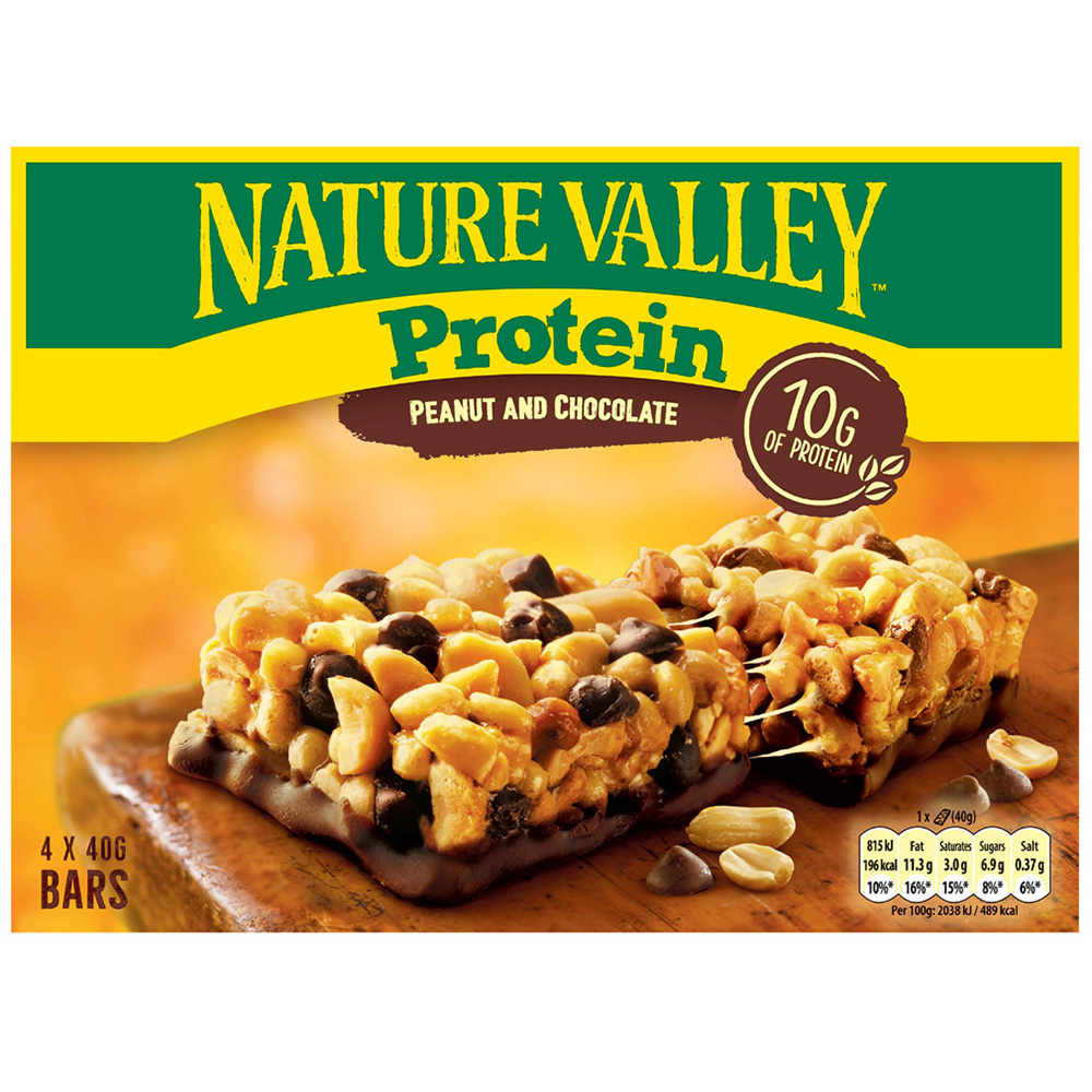 Nature Valley Protein Peanut and Chocolate Bars 4 Pack Image