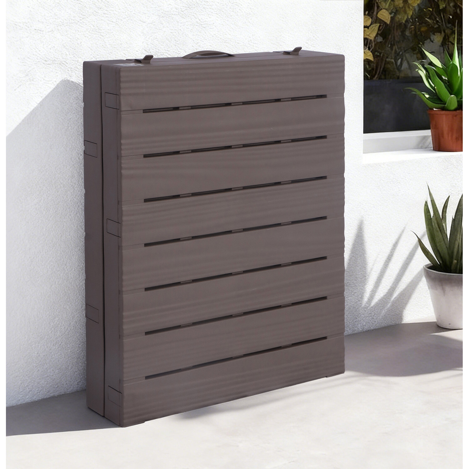 Orlando Sun Lounger Brown Image 10