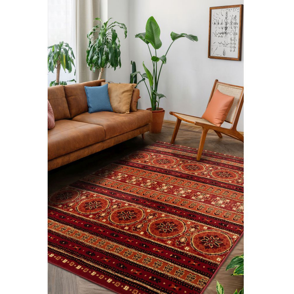 Homemaker Kellan Terracotta Tribal Rug 200 x 285cm Image 4