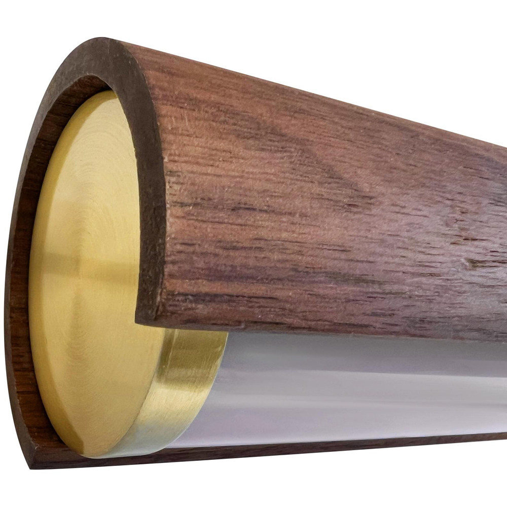 Nordlux Akeno Light Brown Slim Pendant Light Image 4