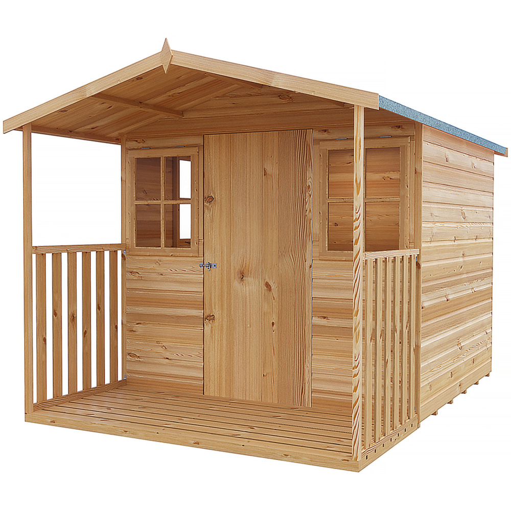 Shire Rothesay 7 x 9ft Shiplap Apex Garden Shed Image 1