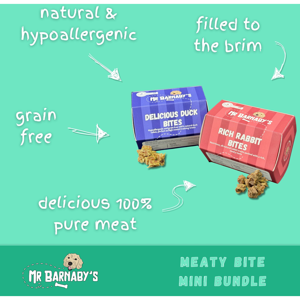Mr Barnaby's Meaty Bite Mini Dog Treats Bundle 4 Pack Image 3