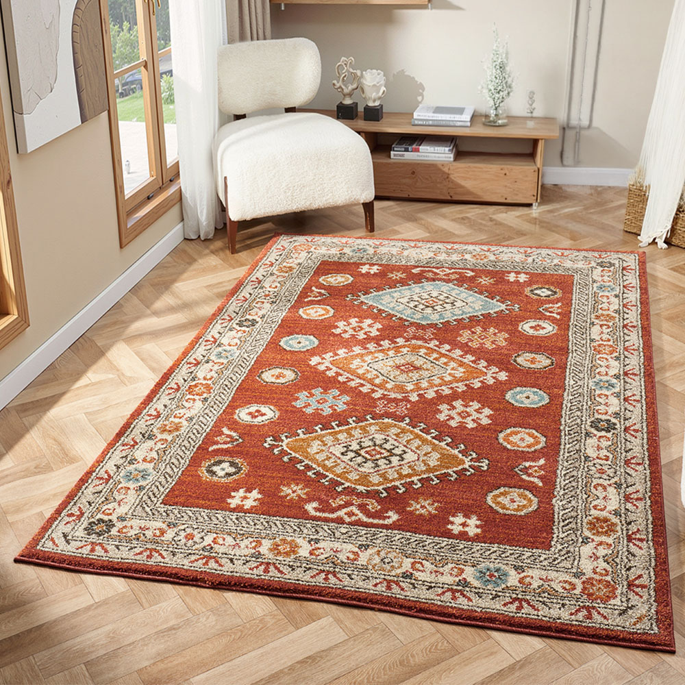Portland HMC 5567 Red Cashmere Rug 160 x 230cm Image 1