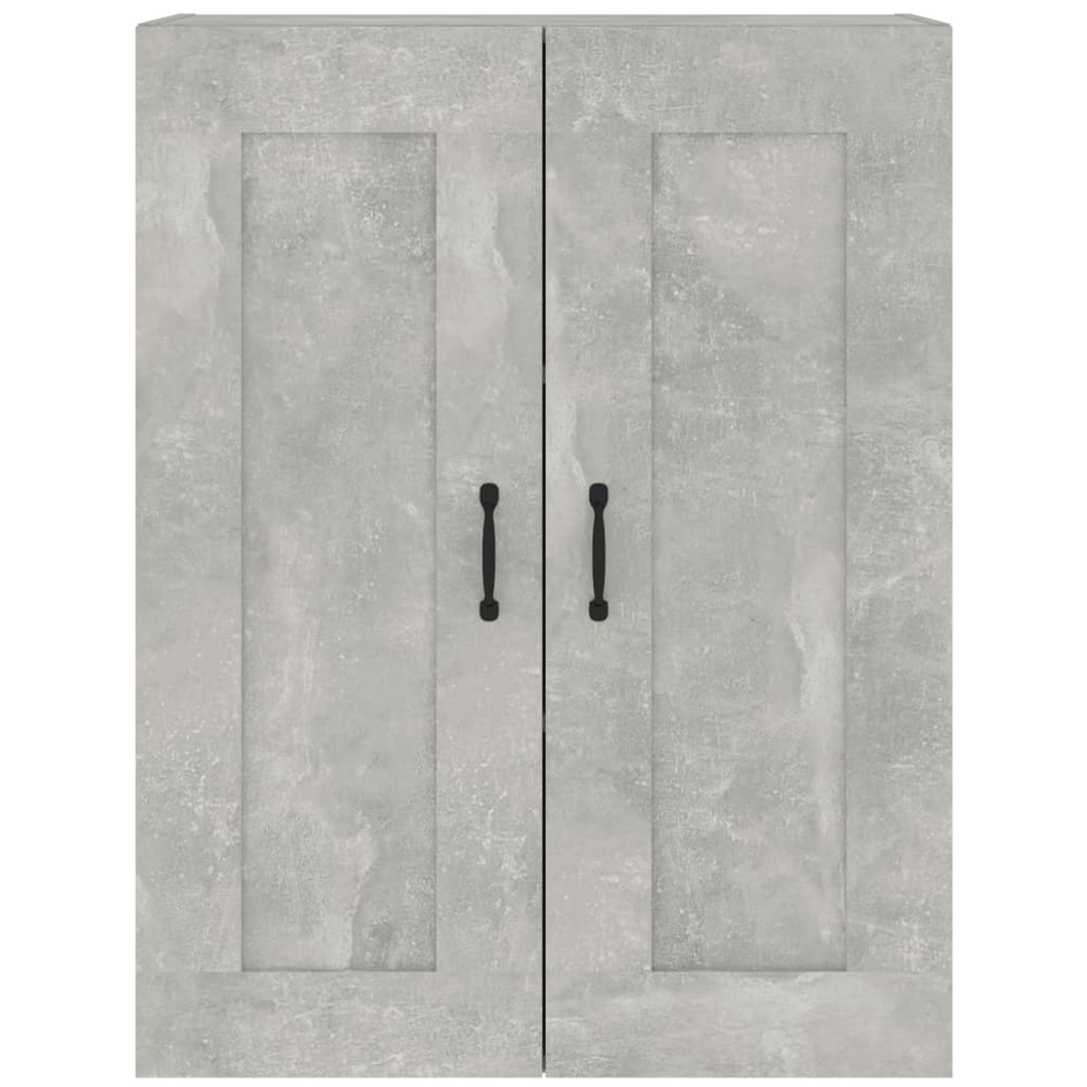 vidaXL 2 Door Concrete Grey Hanging Wall Cabinet Image 3