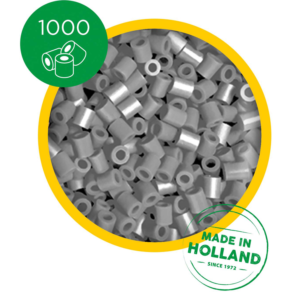 SES Creative Beedz Grey Iron On Beads 1000 Piece  Image 2