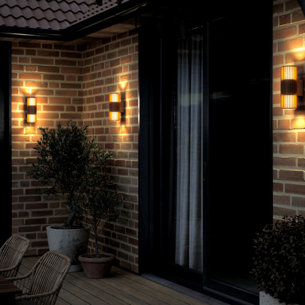 Nordlux Aludra Seaside Brown Metallic Double Wall Light Image 5