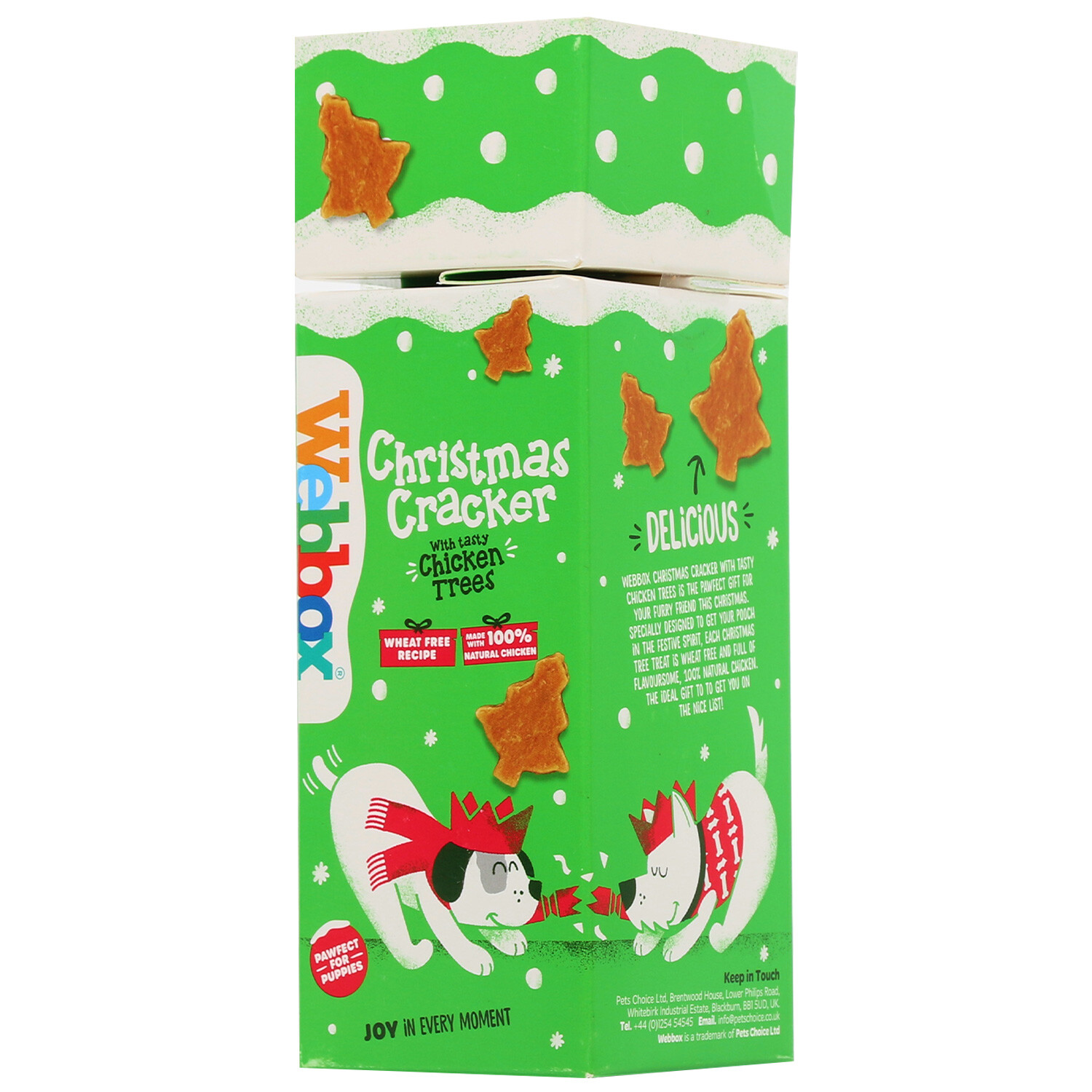 Webbox Christmas Cracker Dog Treats Image 2