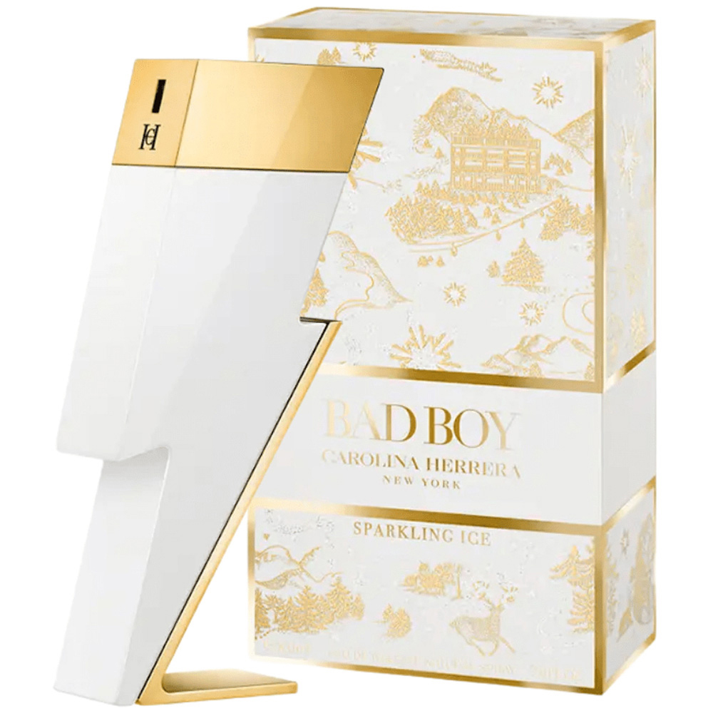 Carolina Herrera Bad Boy Sparkling Ice Men's Aftershave Eau De Toilette Spray 100ml Image 2