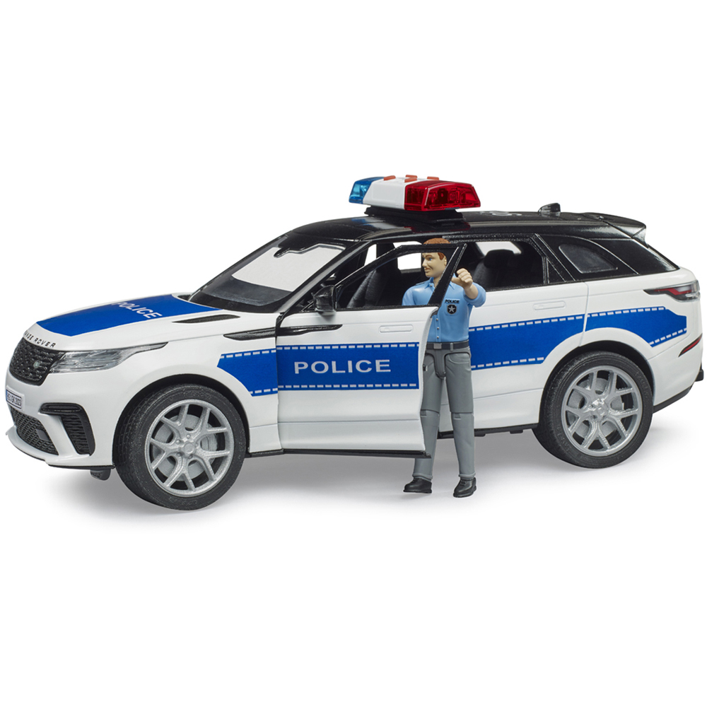 Bruder Kids Range Rover Velar Police with Policeman Playset Model Image 8