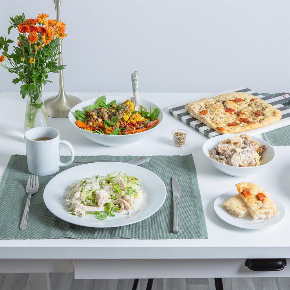 Argon Tableware Classic White Porcelain 30 Piece Dinner Set Image 3