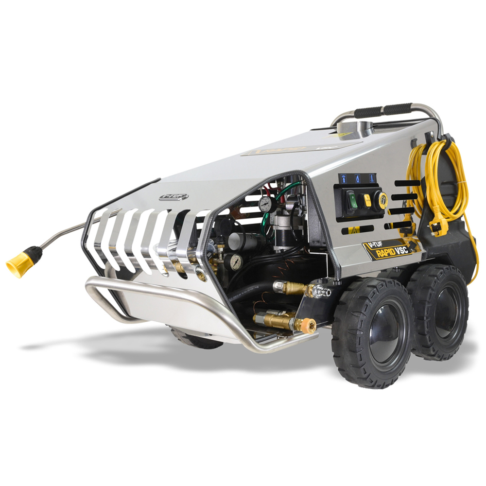V-TUF RAPID VSCF Industrial Hot Water Pressure Washer 100Bar with Commercial Foam System Image 1