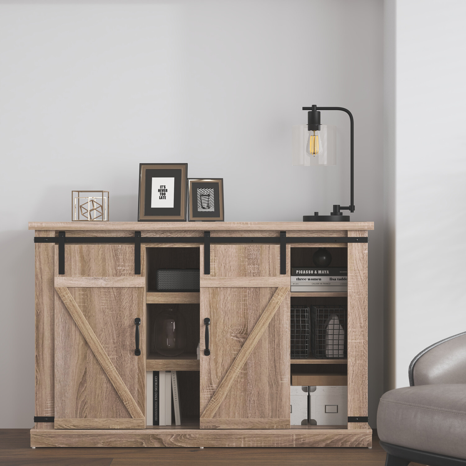 Stamford Sideboard Sonoma Oak Image 1