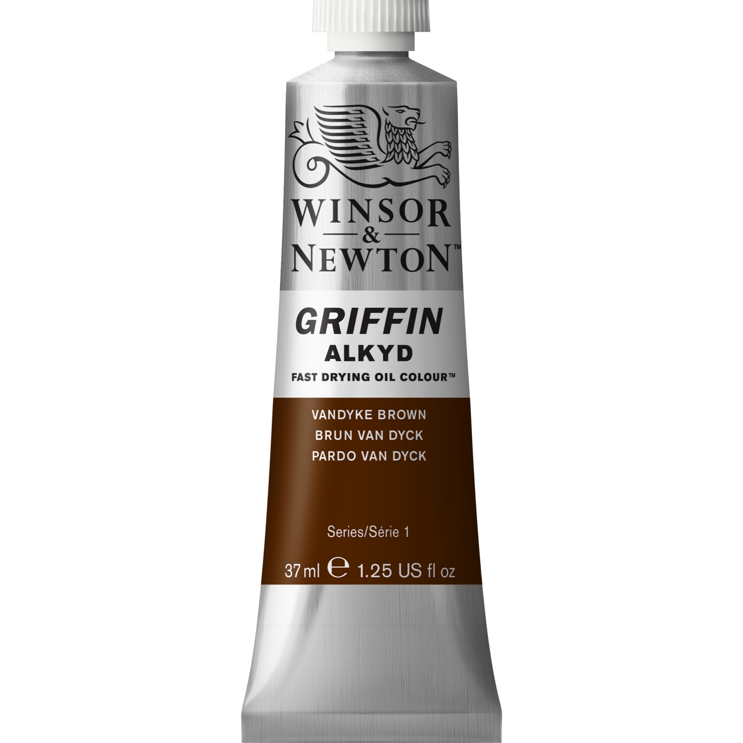 Winsor and Newton Griffin Alkyd Oil Colour - Vandyke Brown Image 1