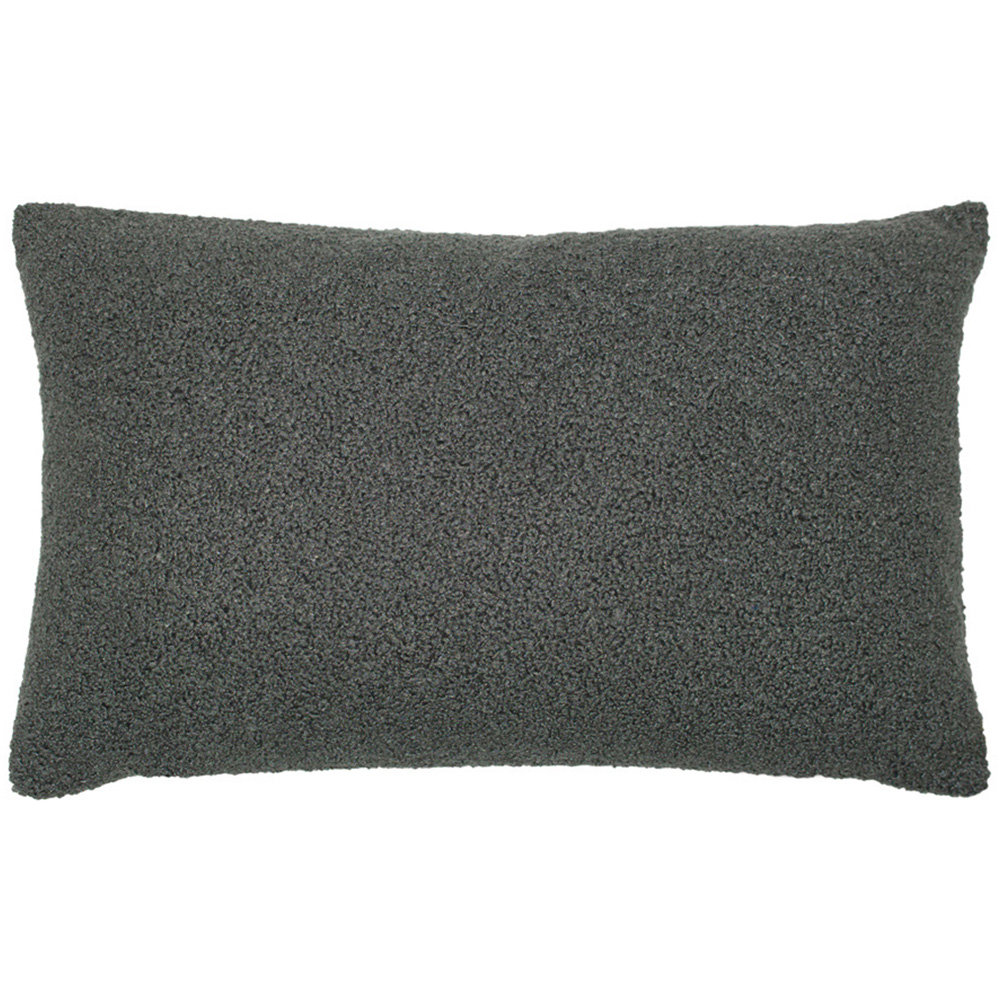 furn. Malham Granite Fleece Rectangular Cushion Image 1