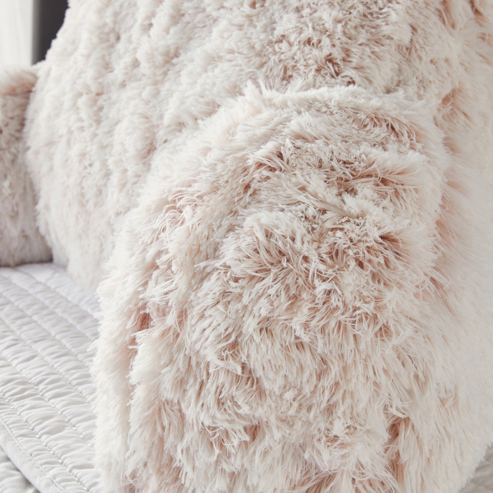 Downland Huggleland Pink Long Hair Cuddle Cushion Image 4