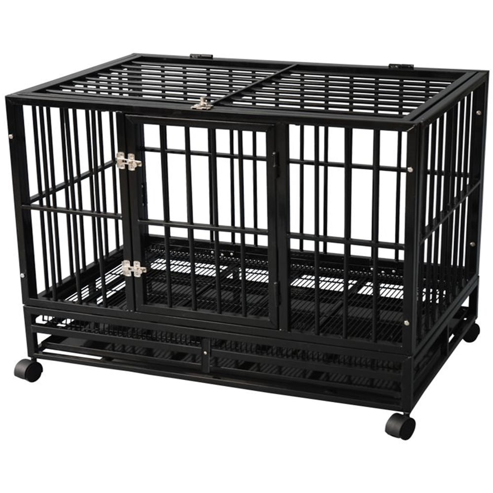 Gr8 Home Medium Heavy Duty Metal Pet Dog Cage Image 1