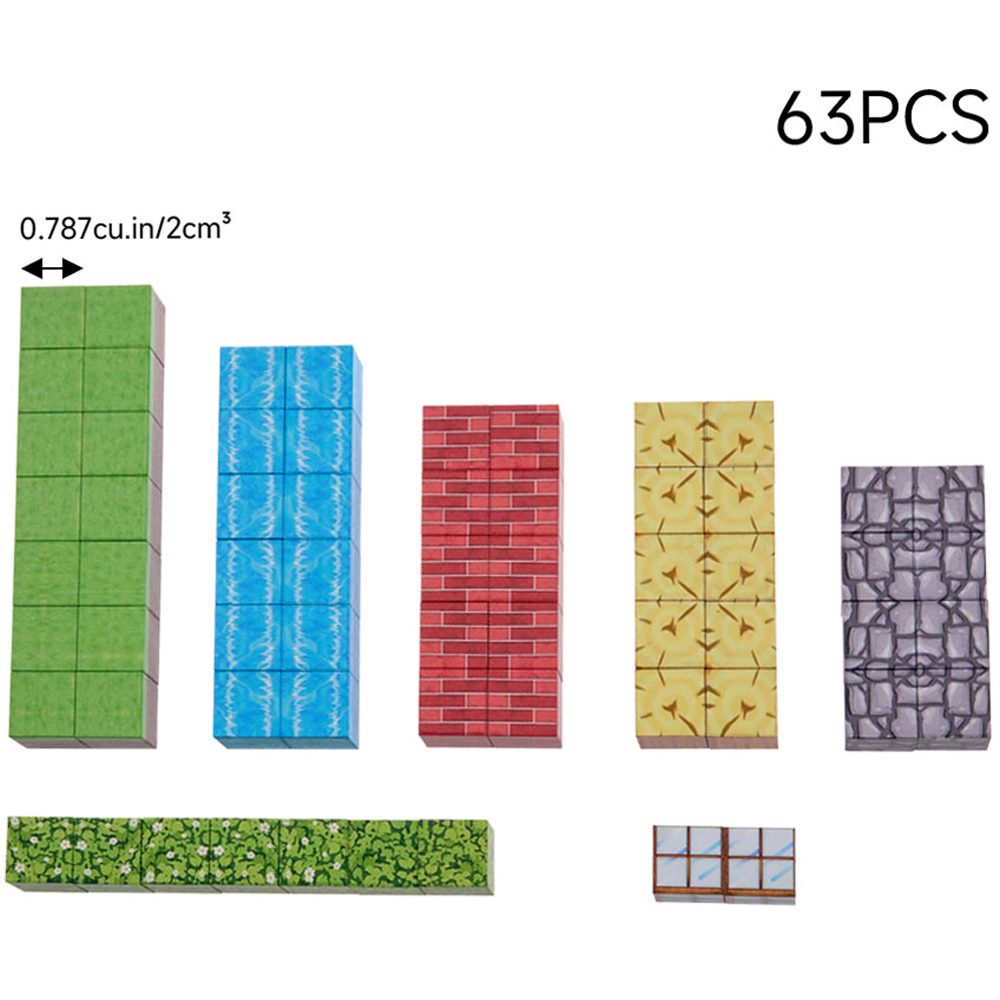 Tommy Toys 63 Piece Magnetic Building Block Set Image 6