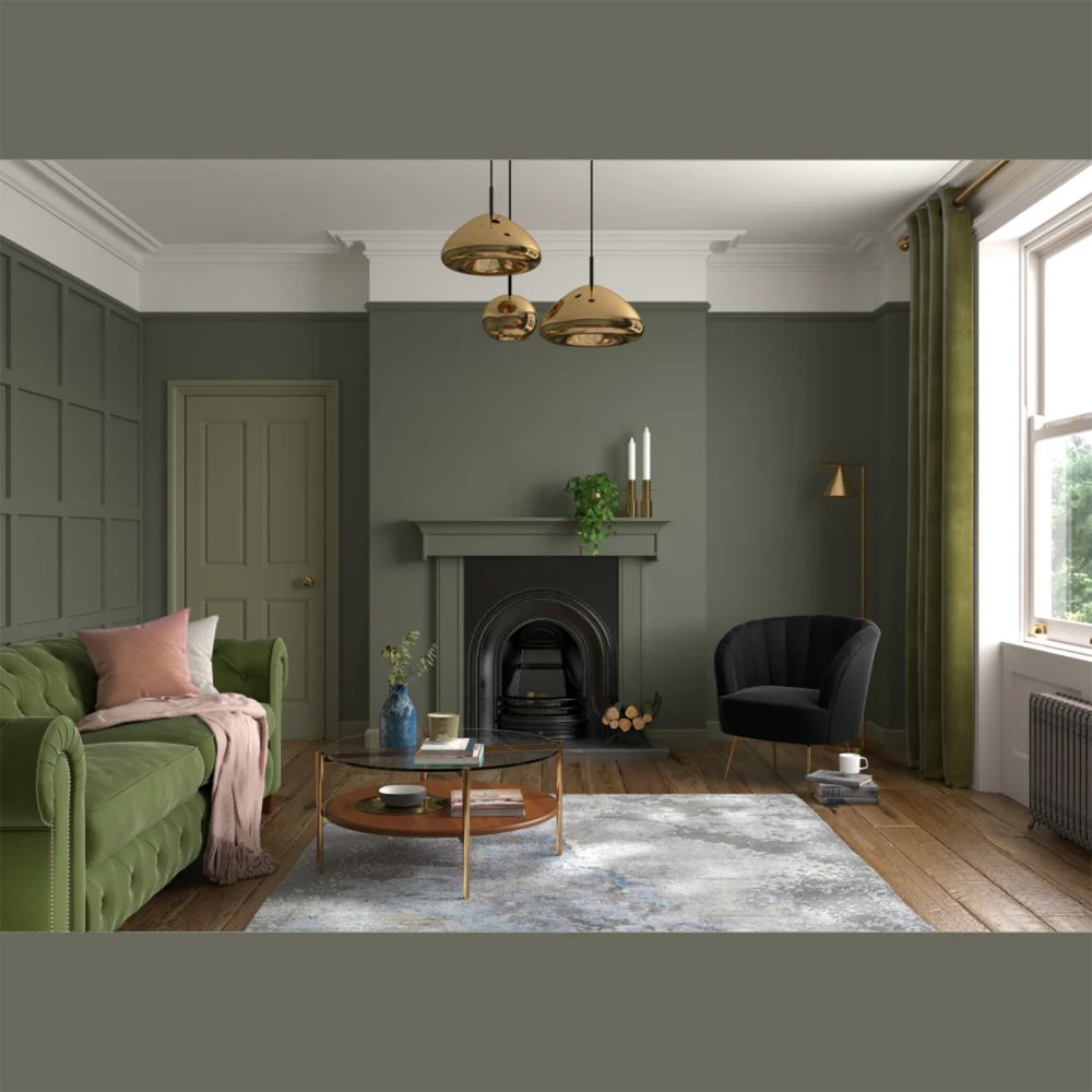 Dulux Heritage Walls and Ceilings DH Slate Velvet Matt Emulsion Paint 2.5L Image 4