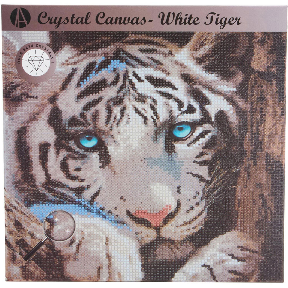 Crystal Canvas White Tiger or Wolf Kit Image 5