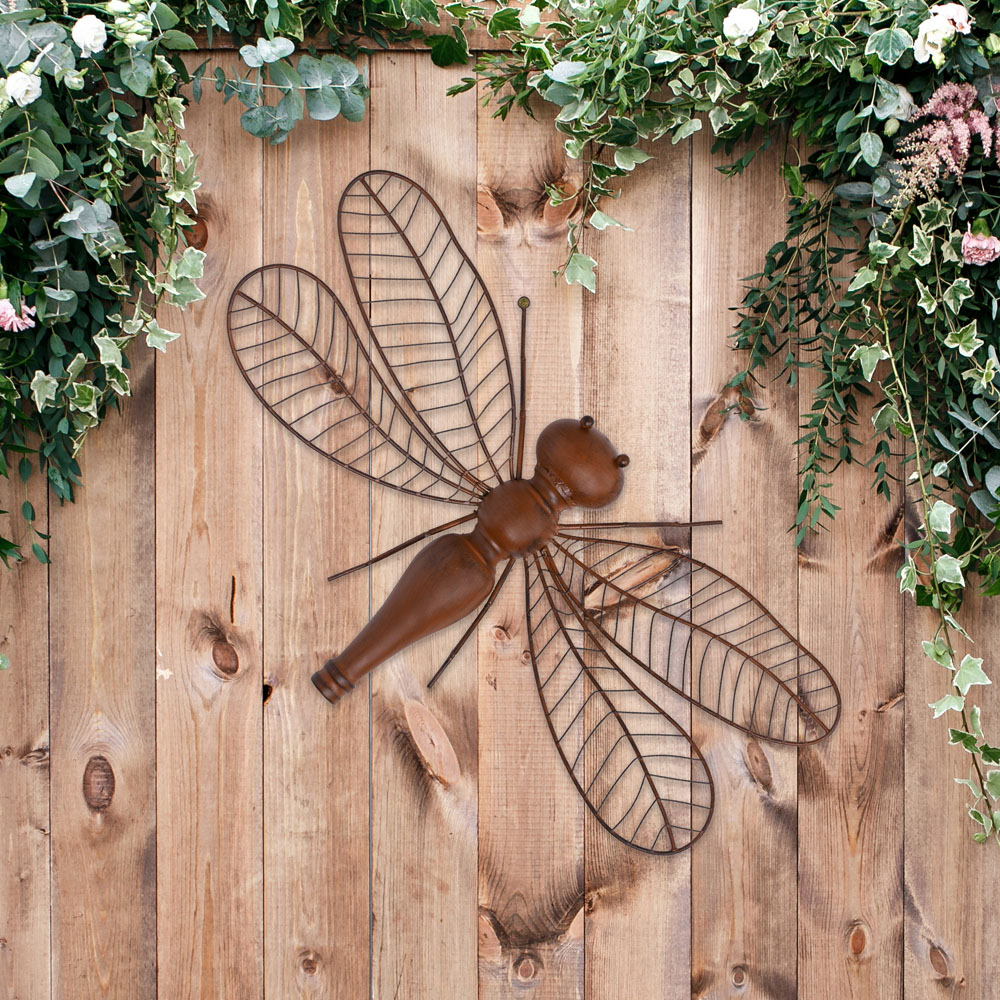 Country Living Insect Metal Wall Art Image 2