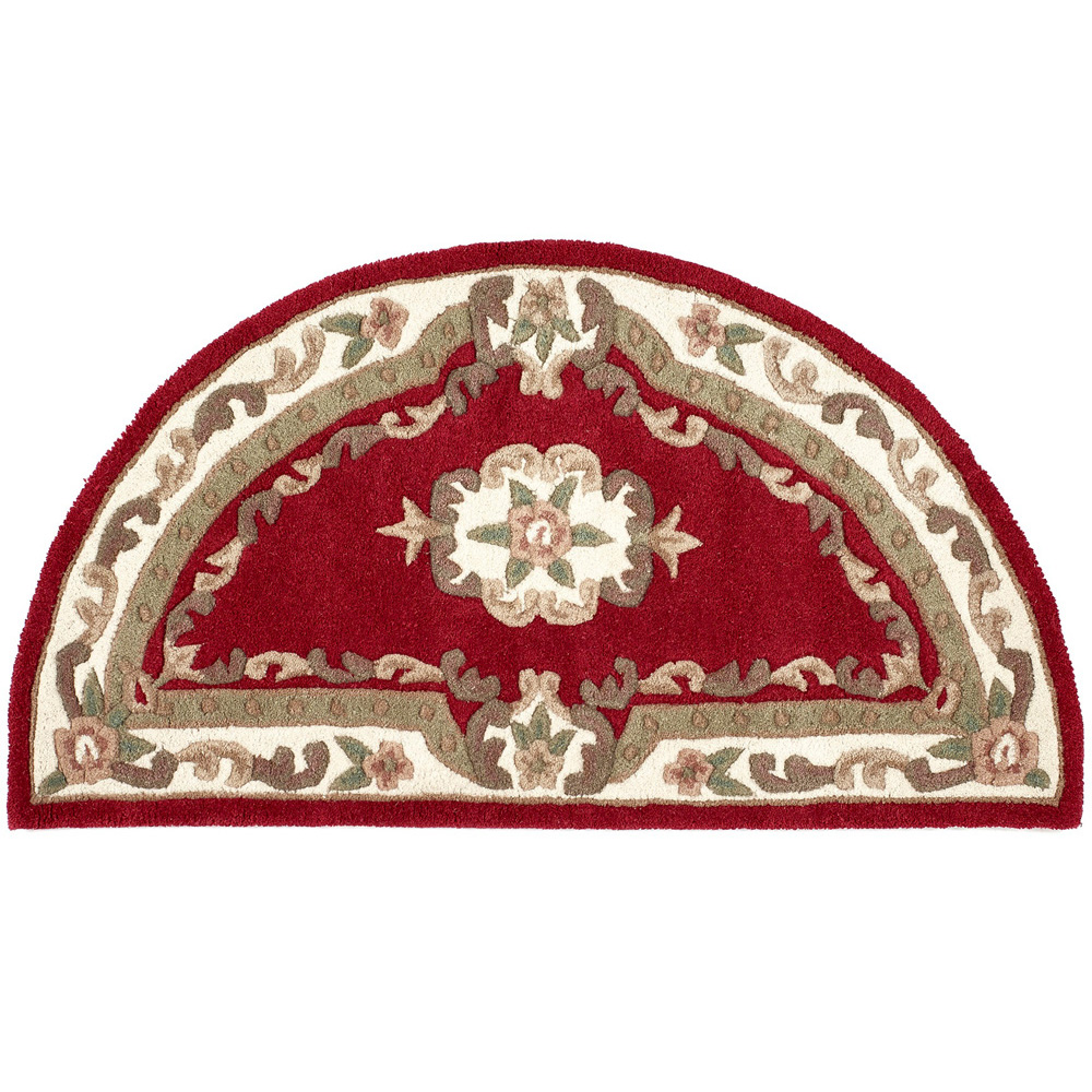 Origins Shensi Wine Half Moon Rug 67 x 127cm Image 1