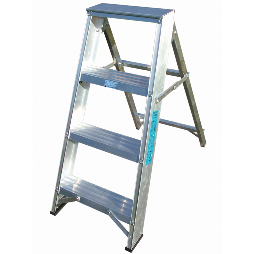 Lyte Ladders & Towers Professional Aluminium 4 Tread Swingback Step Ladder Image 1