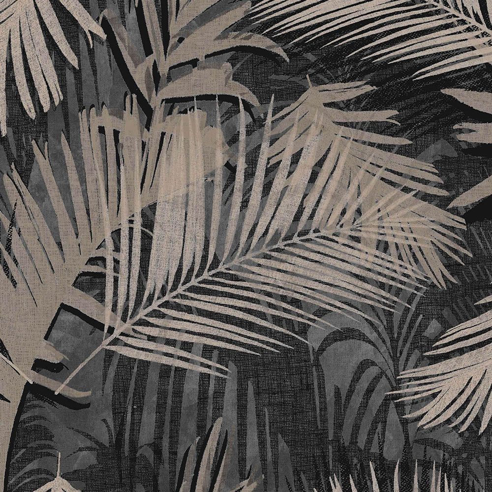 Graham & Brown Boutique Wallpaper Jungle Glam Black and Gold Image 1