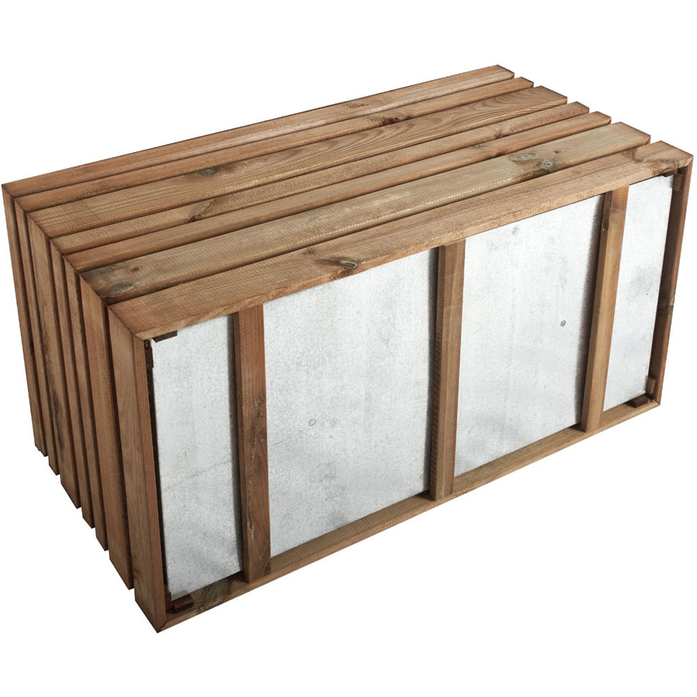 Cerland Lign Z Wooden Rectangular Planter 100cm Image 3