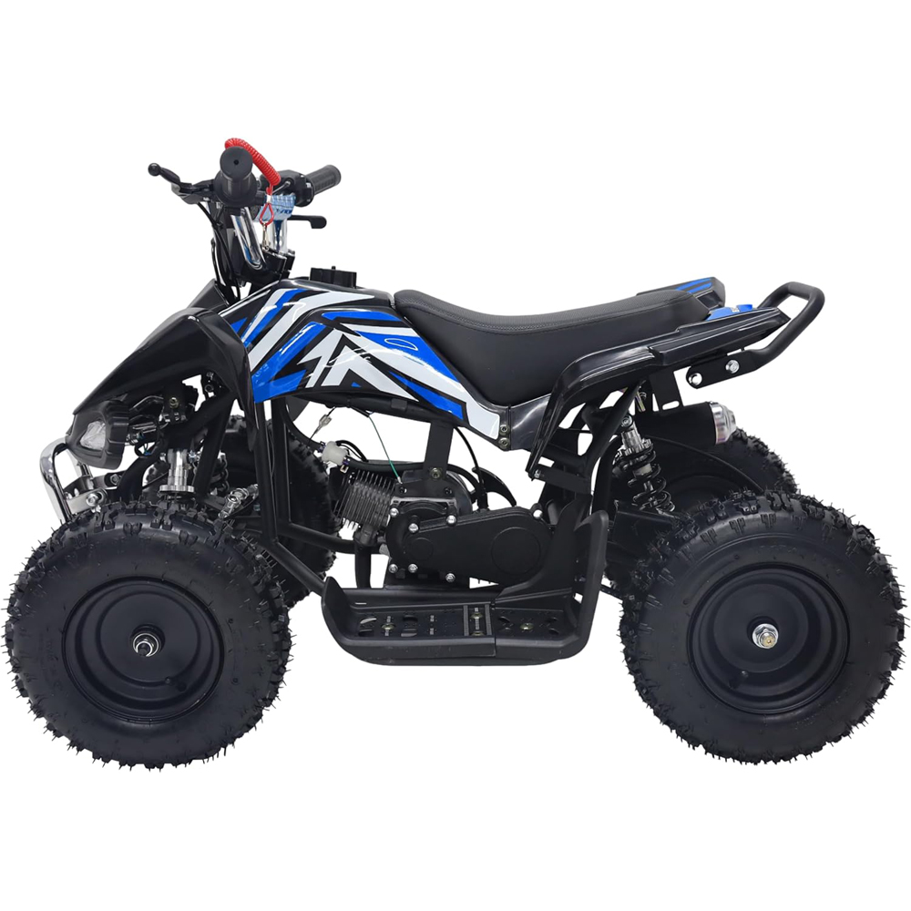 Alivio Kids Blue 49cc 2-Stroke Engine Mini Petrol Quad Bike with Disc Brakes 1.8L Image 3