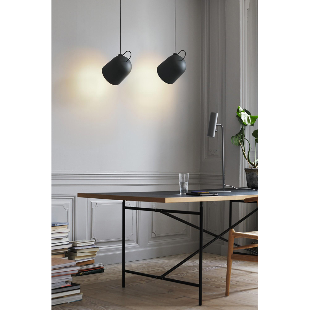 Nordlux Angle E27 8 inch Black Adjustable Pendant Light Image 2